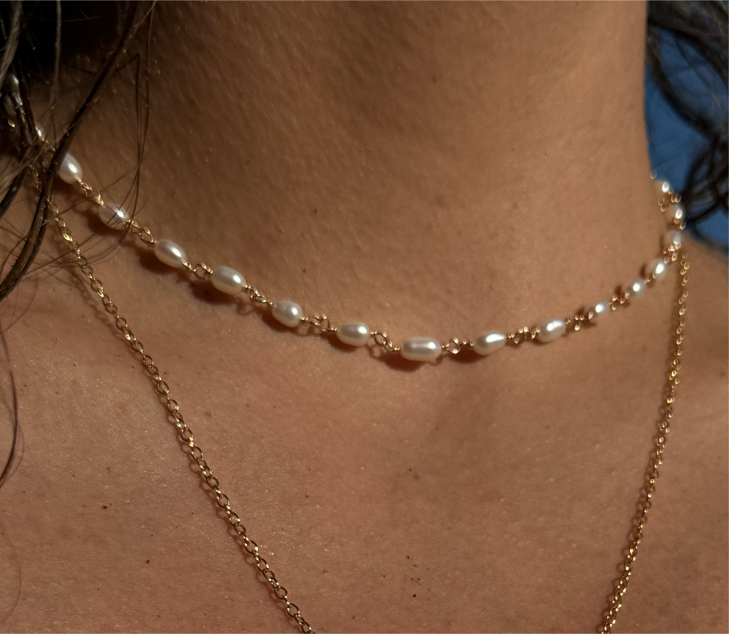 Jackie Freshwater Pearl Necklace