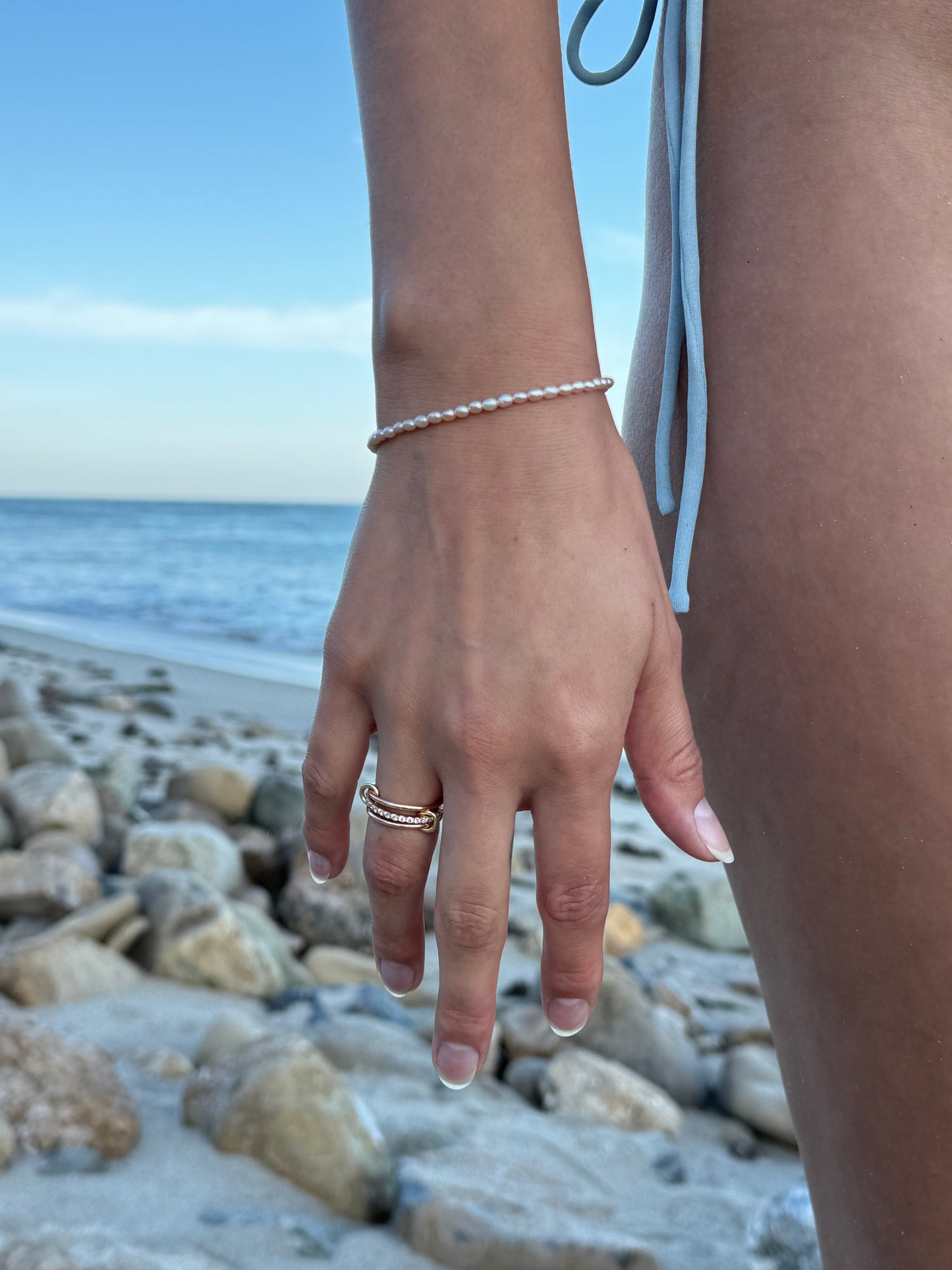 Classic Pink Pearl Bracelet