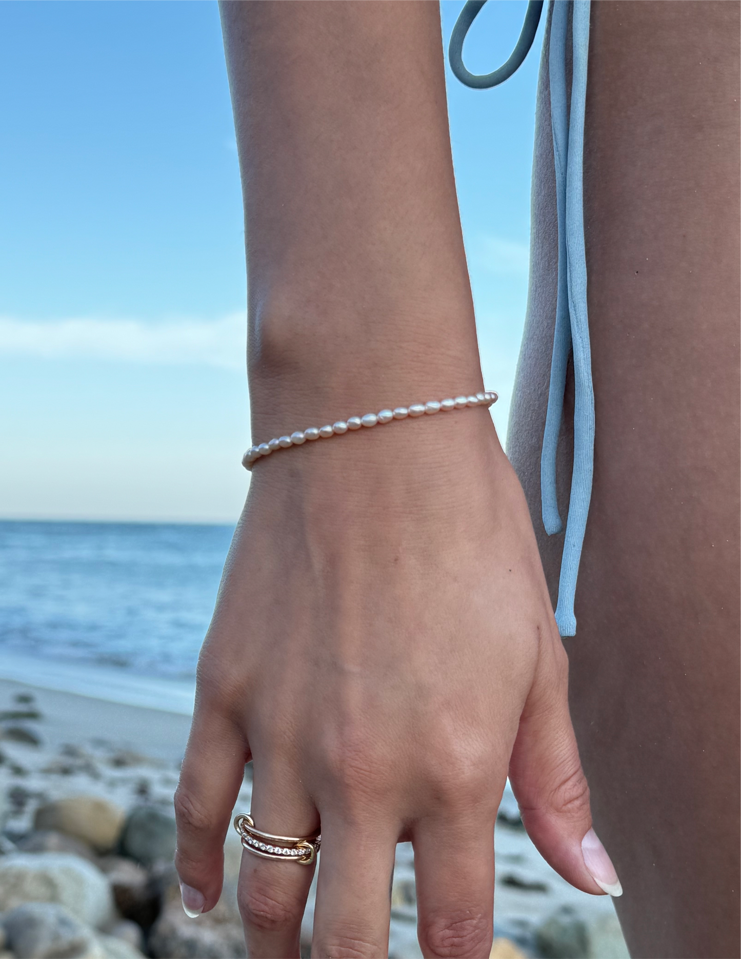 Classic Pink Pearl Bracelet