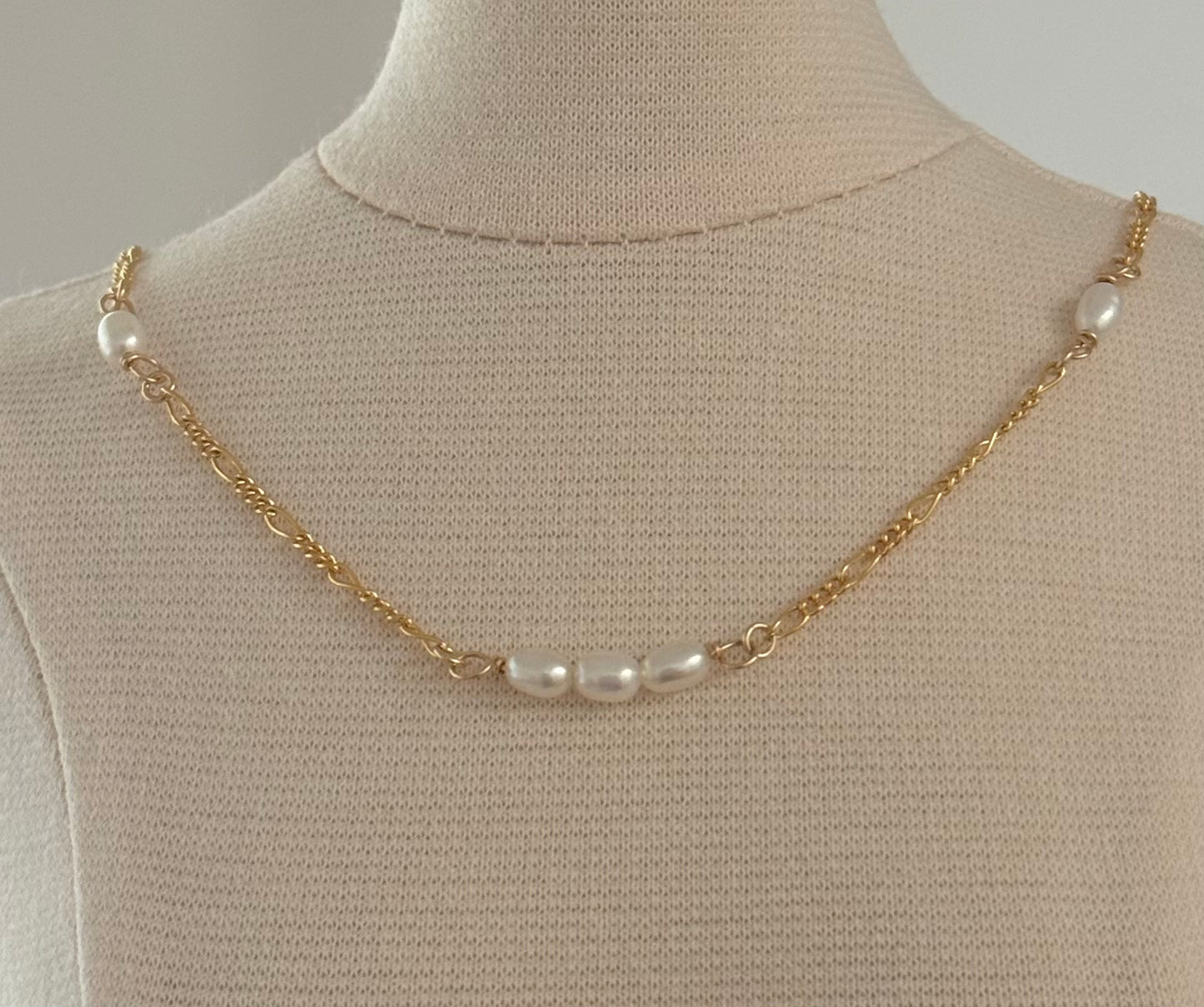 Dani Freshwater Pearl Figaro Necklace